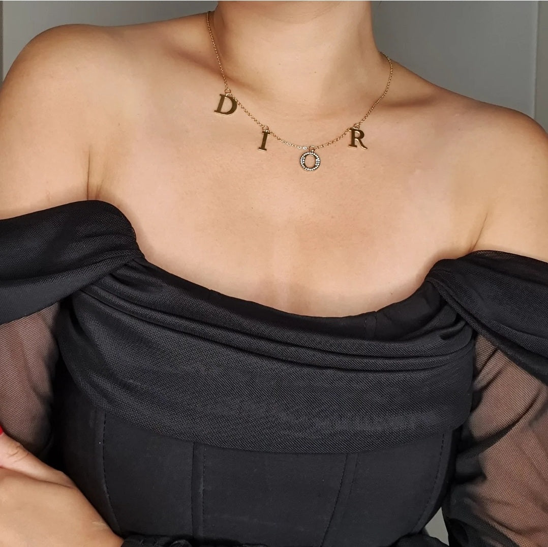 Black Dior Necklace -  Ireland