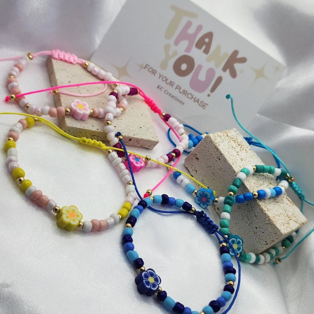 Flower Power Bracelets